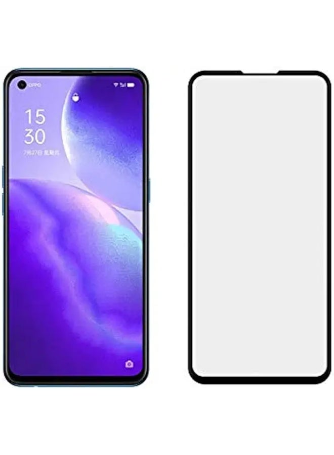 Screen Protector For  Oppo A94 , 5D Tempered Glass Protector 9H Hardness, Bubble Free, HD Clear Oppo A94 Screen Protector